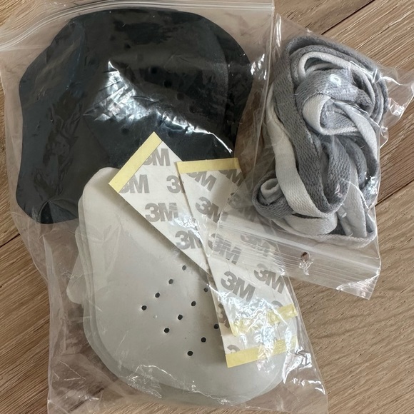 Women's Air Jordan 1 Mid White Gray Blue Suede Size 8 - Picture 7 of 8